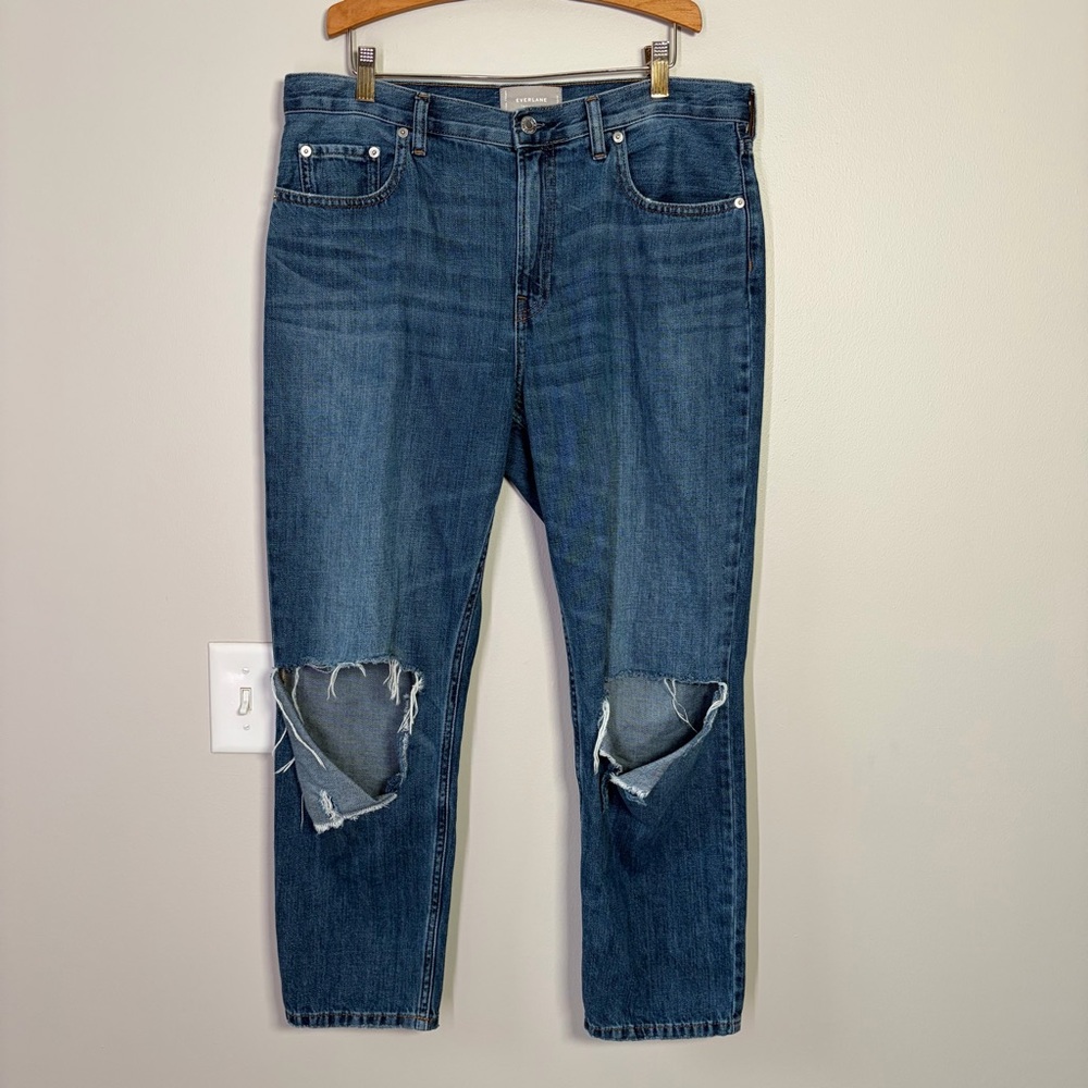 Everlane Distressed The Summer Jeans